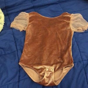 Girls Zara Velvet Leotard